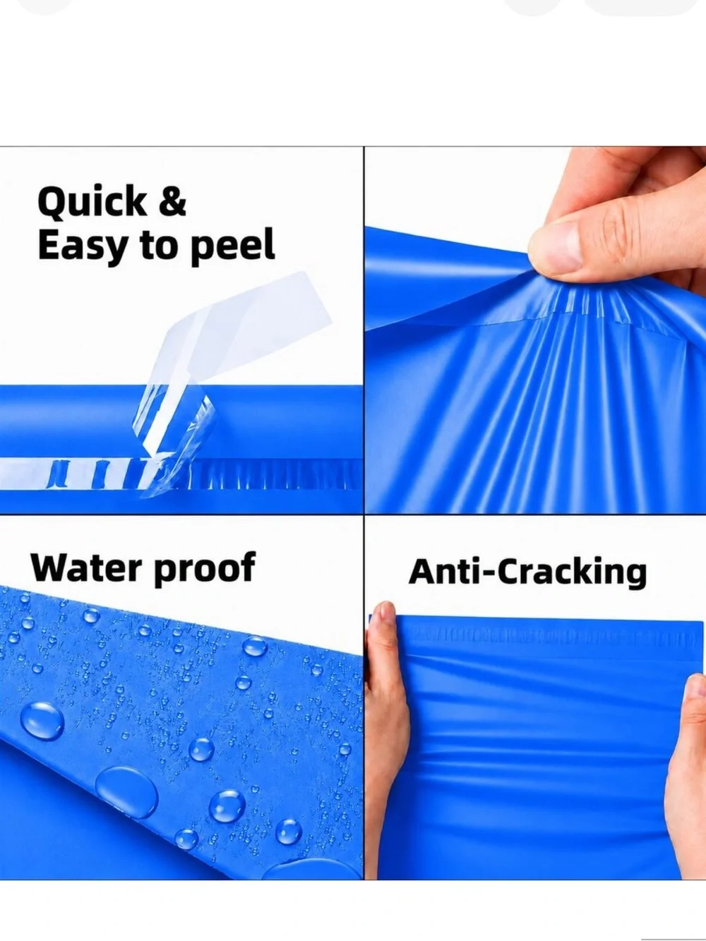 💙15~NEW Blue Poly Mailers size 12x15.5 & 3 FREE 6x9 Polymailers!!!